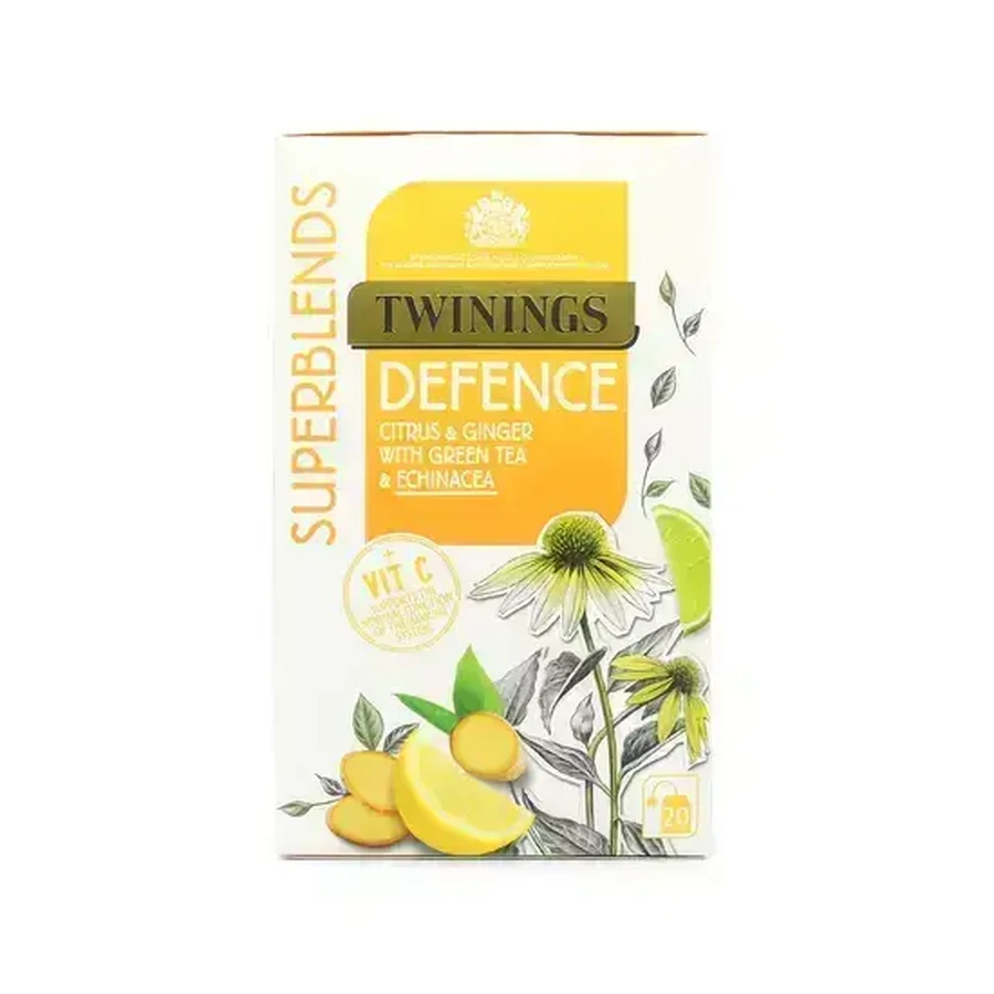 Фіточай для імунітету Superblends Defence, 18 пакетиків, Twinings: ціни та характеристики