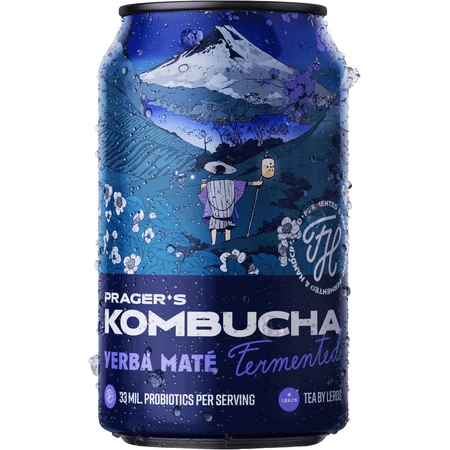 Комбуча Prager's Yerba Mate 330 мл: цены и характеристики