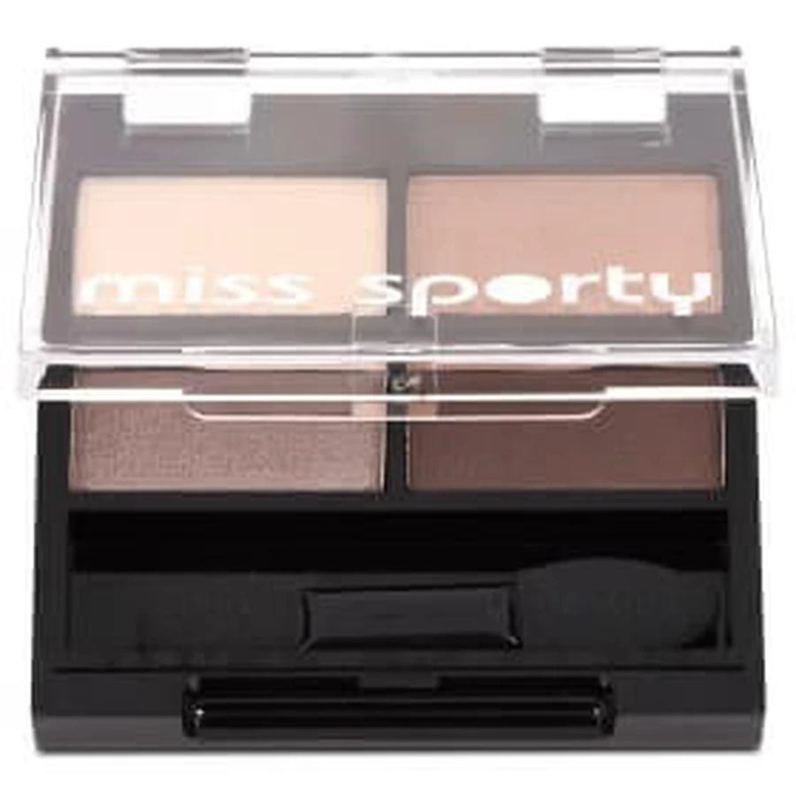 Тіні для повік Miss Sporty Studio Colour Quattro Тіні для повік Colour Quattro 403 Smoky Brown Eyes, 5 г: ціни та характеристики