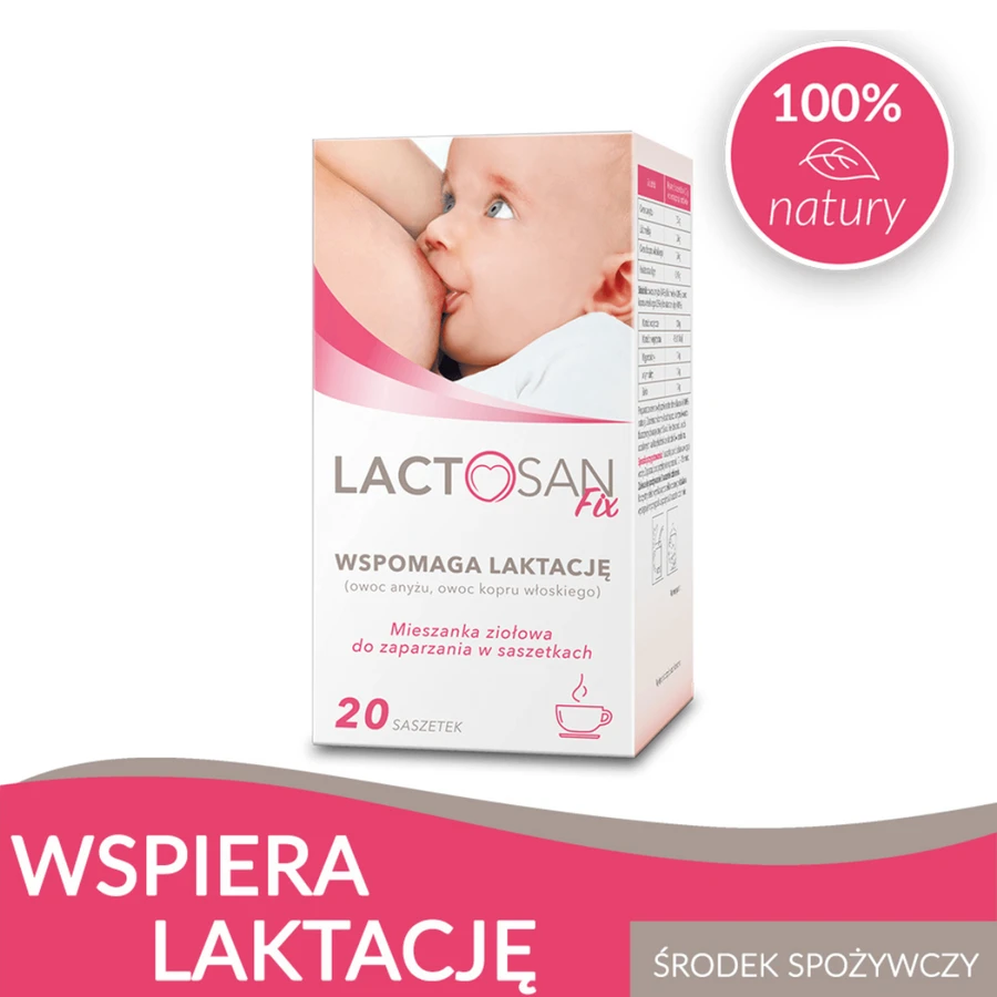 Лактозан Фикс Herbapol Lactosan Fix, саше 1.5 г, №20: цены и характеристики