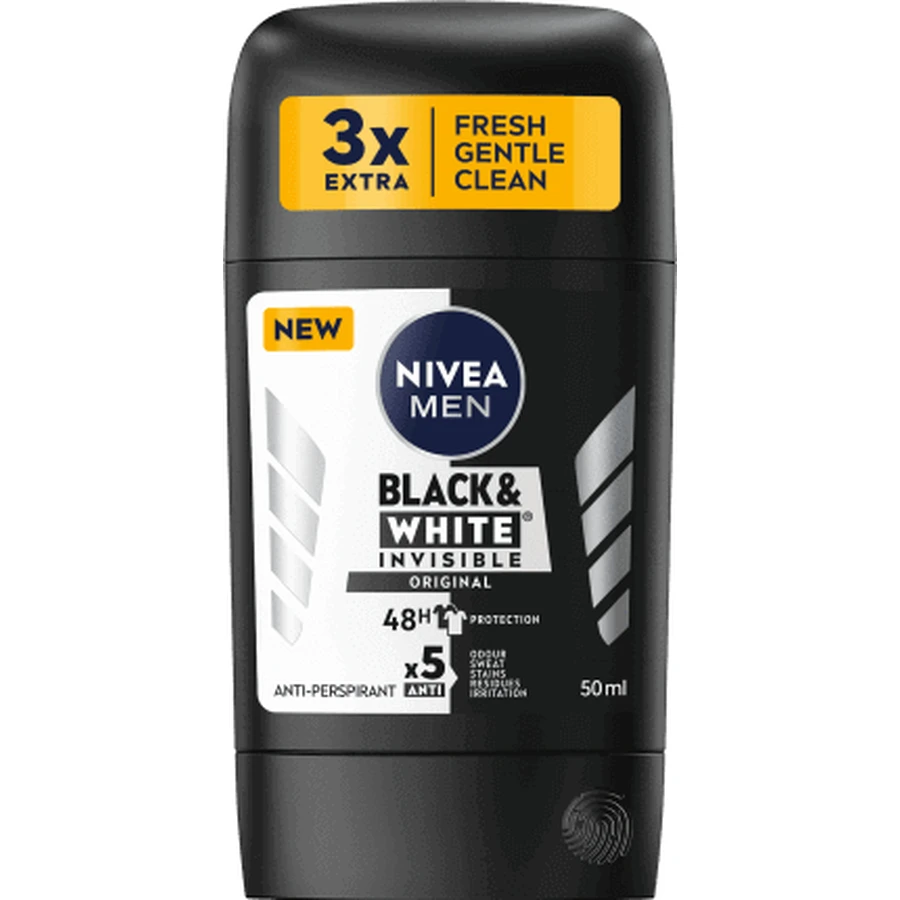 Nivea MEN Дезодорант-стік brbai B&W Power, 50 мл: ціни та характеристики