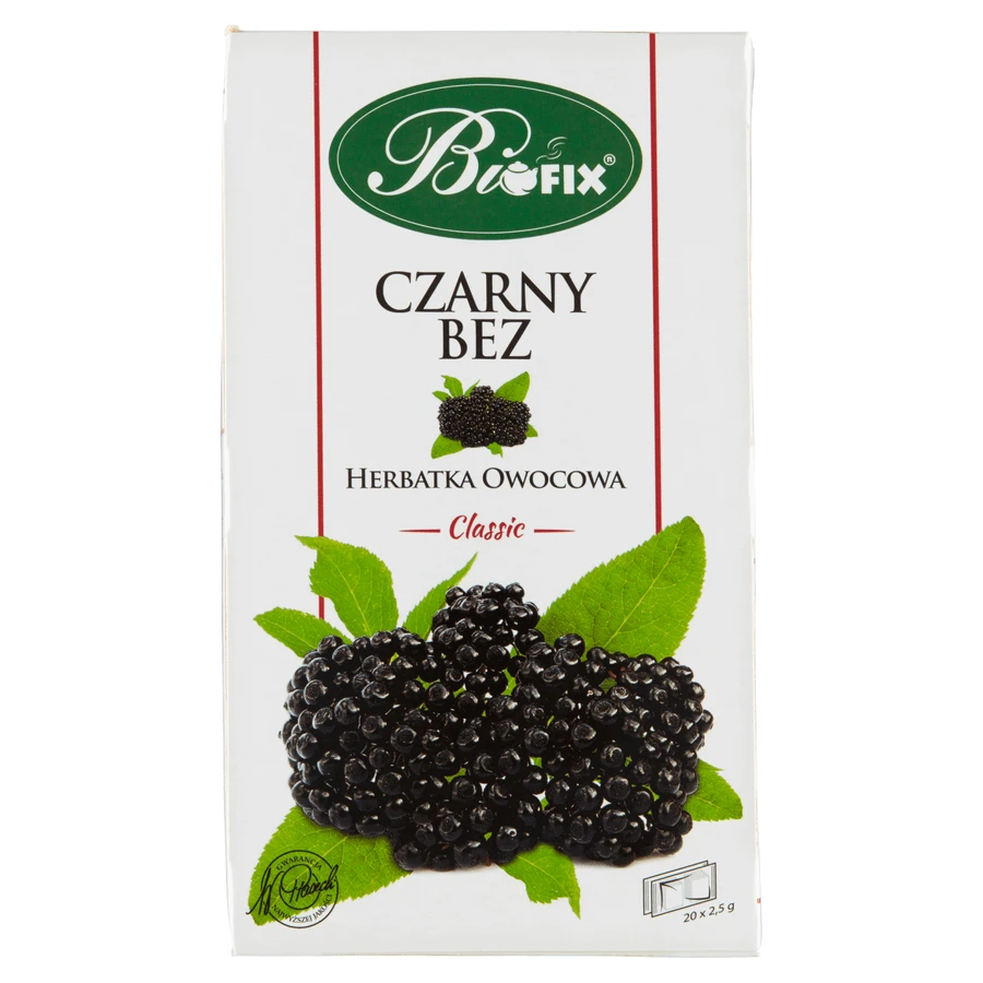 Bi Fix Classic, Бузина, фруктовый чай, 2,5 г x 20 пакетиков: цены и характеристики