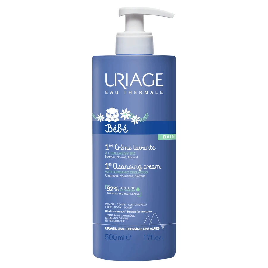 Uriage Bebe 1st, очищувальний крем для дітей, 500 мл: ціни та характеристики