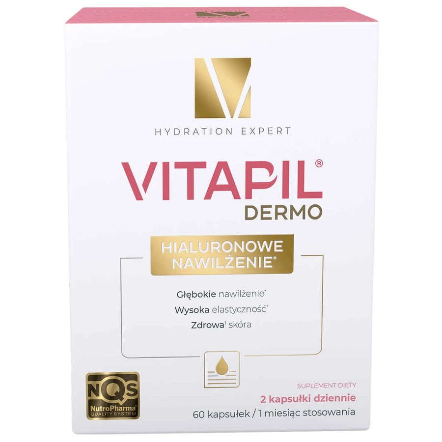 Vitapil Dermo Гіалуроноване зволоження, 60 капсул: ціни та характеристики