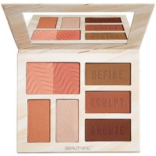 Sunkissed Contour Palette with Bronzing Powders, Sunkissed Contour Pro Bronzing, 7 цветов