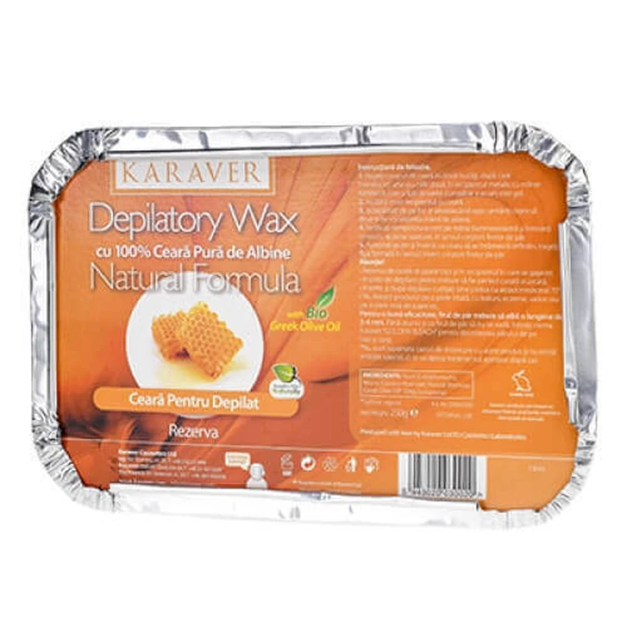 Віск для гарячої депіляції Bees Wax, 250 г, Karaver: ціни та характеристики