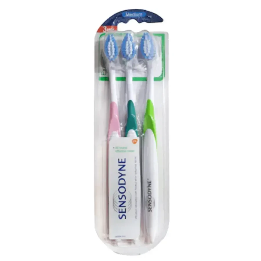 Зубна щітка Expert Medium Triopack, Sensodyne: ціни та характеристики