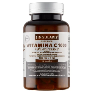 Singularis Superior Vitamin C 1000 + Bioperine 120 капсул