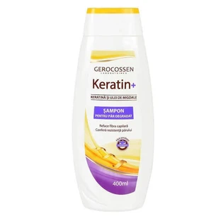 Шампунь для пошкодженого волосся Keratin+, 400 мл, Gerocossen