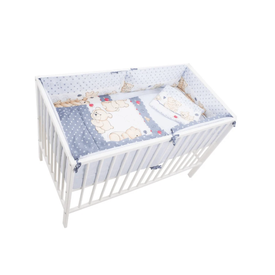 Постельное белье из 5 предметов "Мишки и улитки", Bebe Royal: цены и характеристики