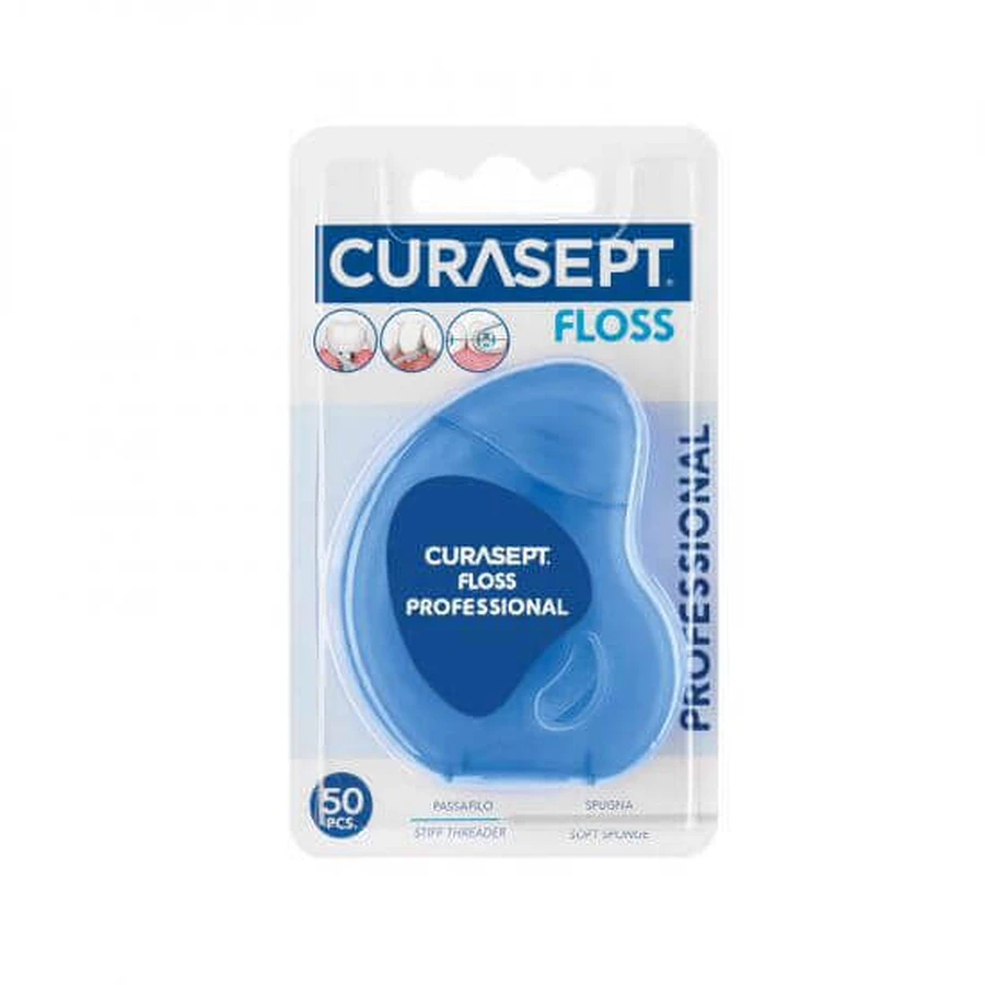 Зубна нитка Superfloss Curasept у рулоні, 50 штук, Curaprox: ціни та характеристики