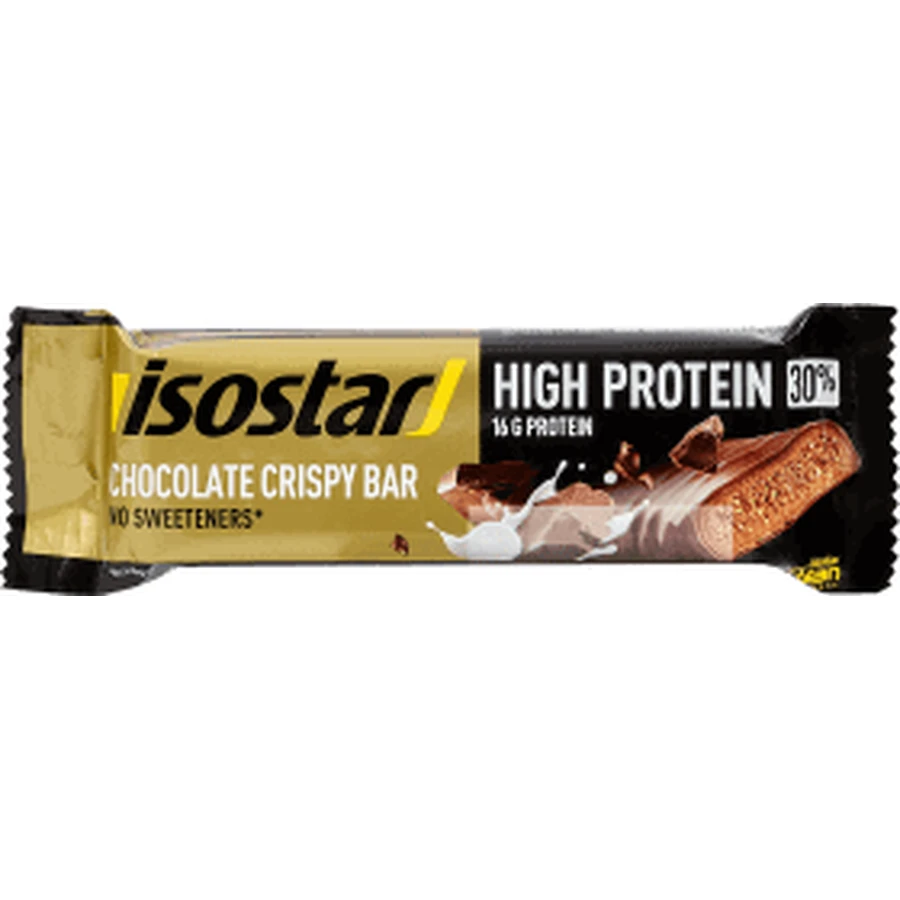 Шоколадный батончик Isostar с высоким содержанием белка, хрустящий, 55 г: цены и характеристики