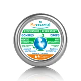 Жувальні пастилки Puressentiel Respiratory для зняття болю у горлі, 45 г