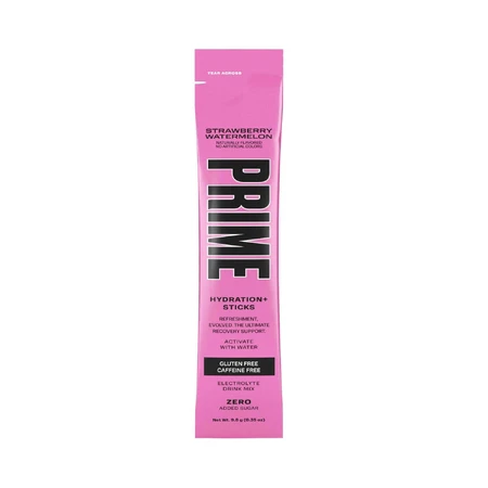 PRIME by Logan Paul x KSI Hydration Drink USA Strawberry Watermelon, пакеты для регидратации со вкусом клубники и арбуза, 9,3 г, GNC: цены и характеристики