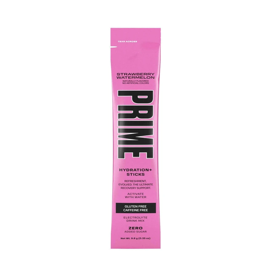 PRIME by Logan Paul x KSI Hydration Drink USA Strawberry Watermelon, пакеты для регидратации со вкусом клубники и арбуза, 9,3 г, GNC: цены и характеристики
