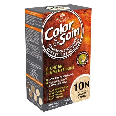 Color&Soin, восковой краситель, 10N, платиновый блонд, 135 мл: цены и характеристики