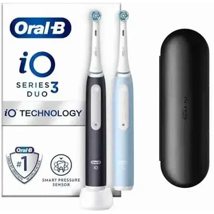 Oral B EK Duo iO Series 3 Black&Blue 1×1 набор, упаковка электрических зубных щеток