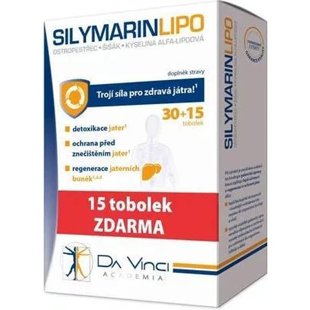 SILYMARIN LIPO - Da Vinci Academia 1×30+15 тбл: ціни та характеристики