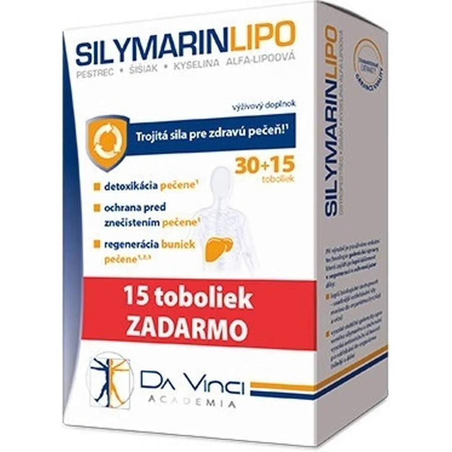 SILYMARIN LIPO - Da Vinci Academia 1×30+15 тбл: ціни та характеристики