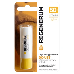 Regenerum, Регенерирующая сыворотка для губ с защитой от солнца SPF 50, 5 г - Долгосрочно!