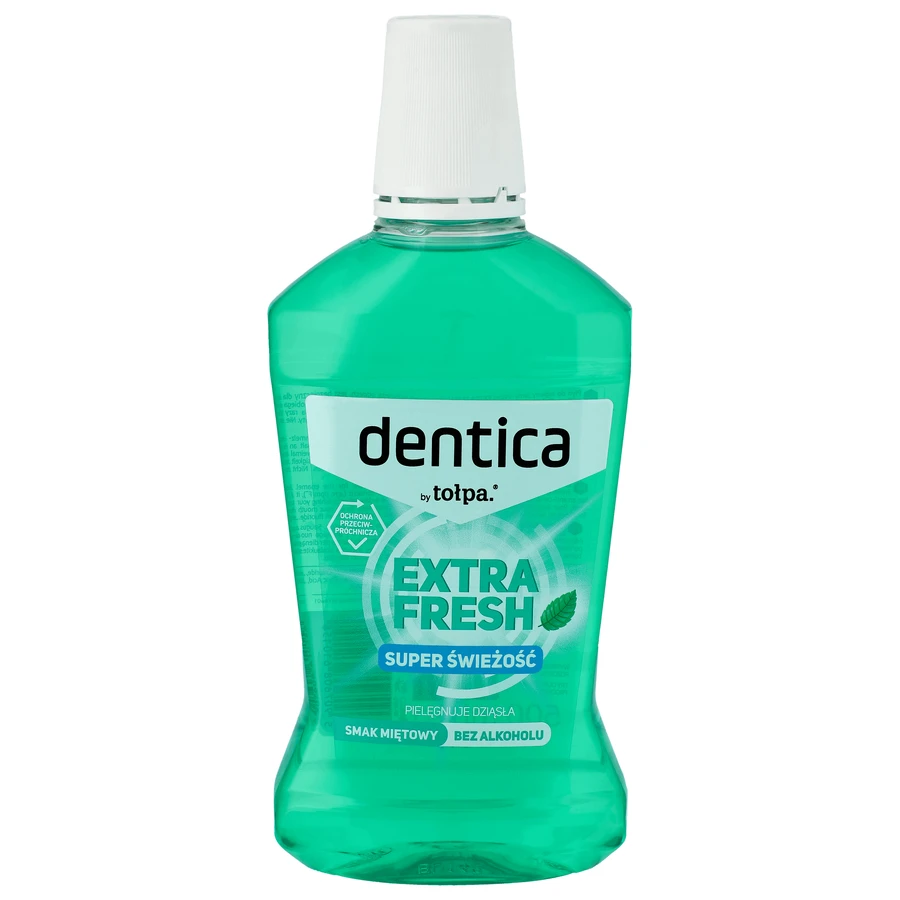 Dentica, ополіскувач для порожнини рота, Екстра свіжість, 500 мл: ціни та характеристики