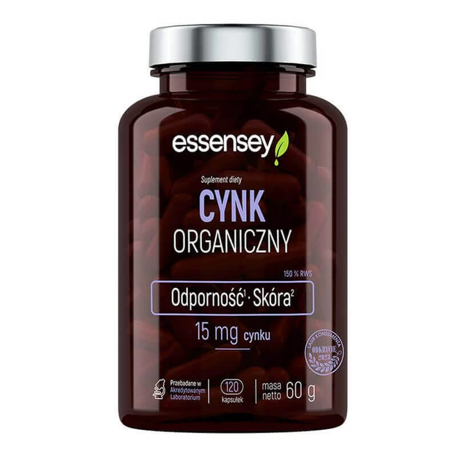 Essensey Organic Zinc, 120 капсул: цены и характеристики