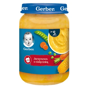 Gerber Zupa, овощной суп из телятины, после 5 месяцев, 190 г