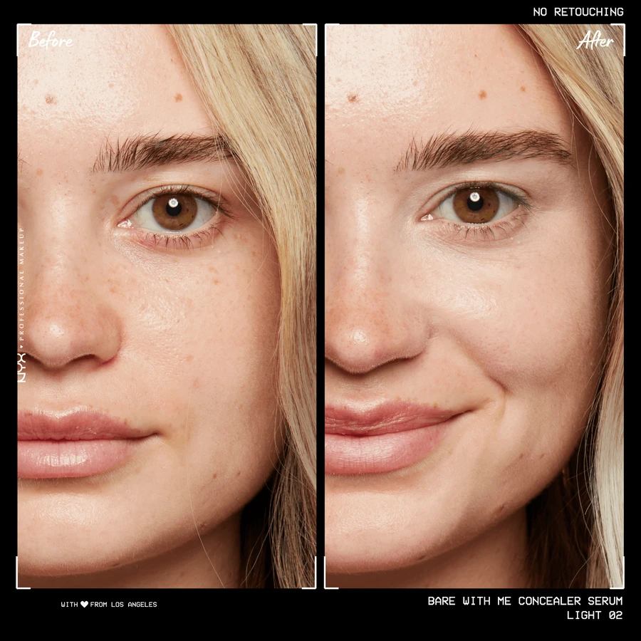 NYX Professional Makeup Bare With Me Serum and Concealer 2in1 - оттенок 02 Light 9,6 мл: цены и характеристики