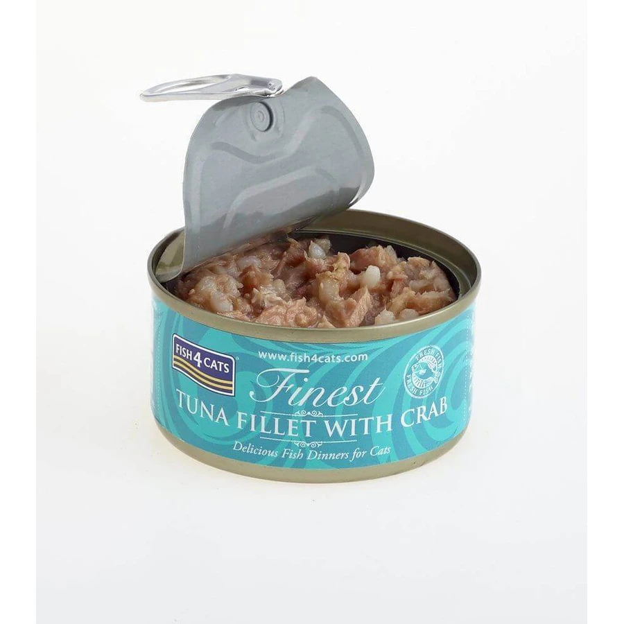 Fish4Cats Консервы для крабов Finest тунец с крабом 70 г: цены и характеристики