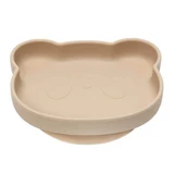 Силіконова тарілка з присоскою The Little Bear, 6 місяців+, Bubble Beige, Appekids