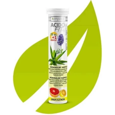 compava ACIDOFIT MD OANGE+LIMET 1×16 пакетиків, мінеральний напій - апельсин і лайм: ціни та характеристики
