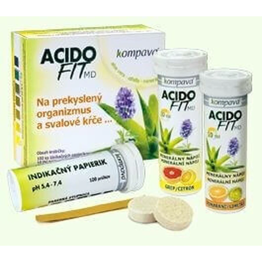 compava ACIDOFIT MD OANGE+LIMET 1×16 пакетиків, мінеральний напій - апельсин і лайм: ціни та характеристики