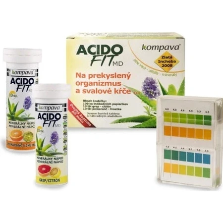 compava ACIDOFIT MD OANGE+LIMET 1×16 пакетиків, мінеральний напій - апельсин і лайм: ціни та характеристики