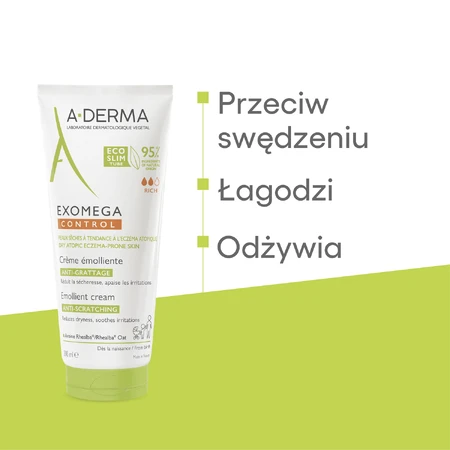 A-Derma Exomega Control Emollient Cream, 200 мл: цены и характеристики