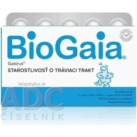 BIOGAIA GASTRUS TBL 30 1×30 табл, пищевая добавка: цены и характеристики