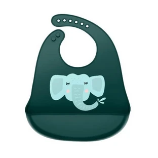 Силиконовый нагрудник с карманом, Elefant, Coccorito