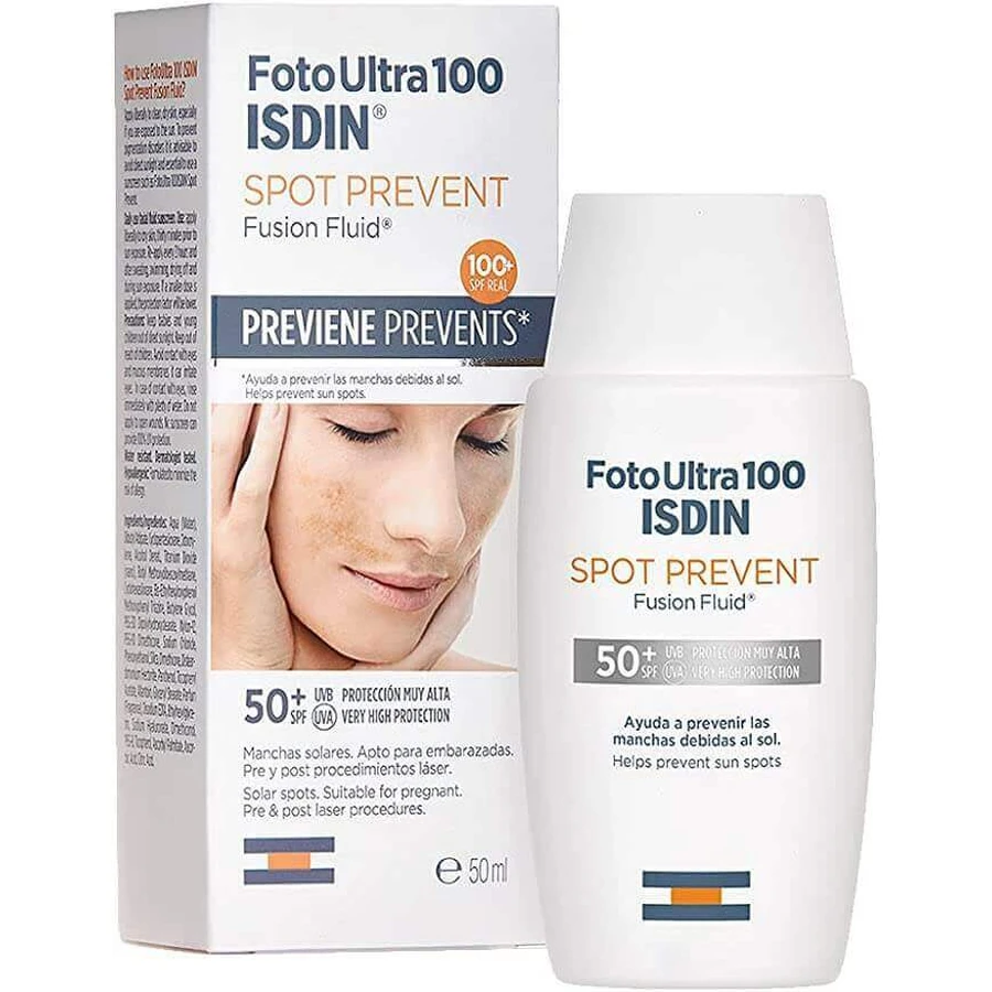 Isdin Spot Prevent Fusion Солнцезащитный флюид для лица SPF 50+ , 50 мл: цены и характеристики