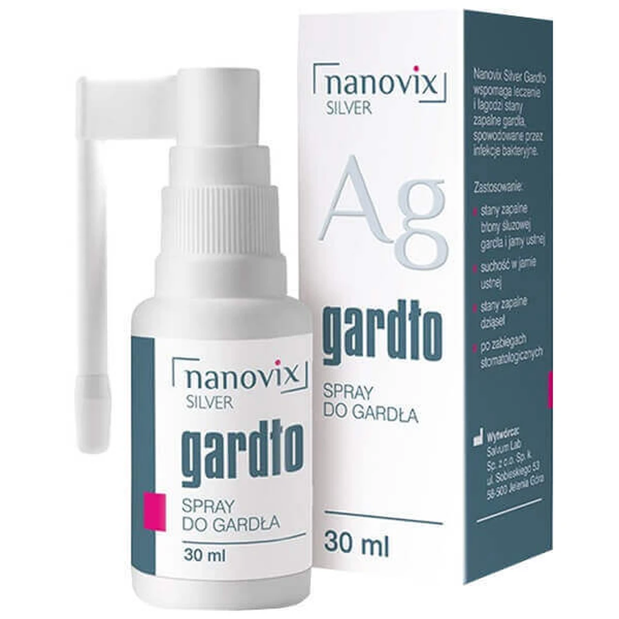 Nanovix Silver Gardo, спрей для гарды, 30 мл: цены и характеристики