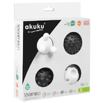 AKUKU, сенсорні шишки, чорно-білі, A0469, від народження, 4 штуки: ціни та характеристики