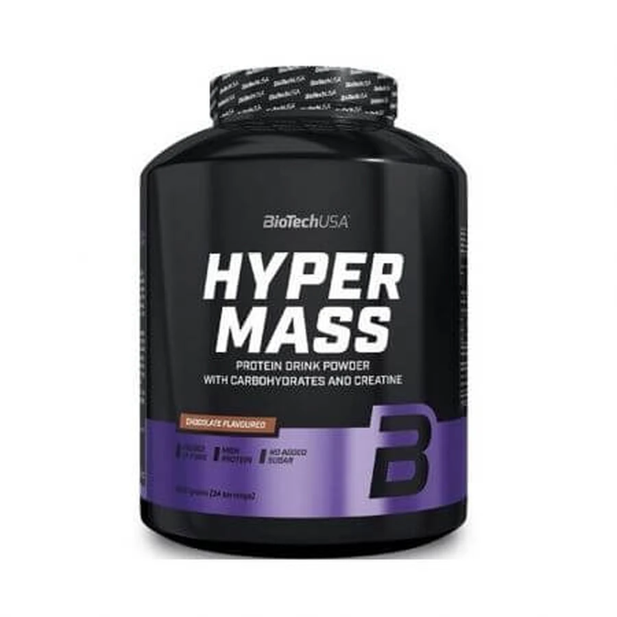 Протеиновый порошок для гейнера Hyper Mass, шоколад, 2270 г, Biotech USA: цены и характеристики