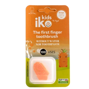 Iko Kids, кишенькова зубна щітка для дітей від 6 років, помаранчева