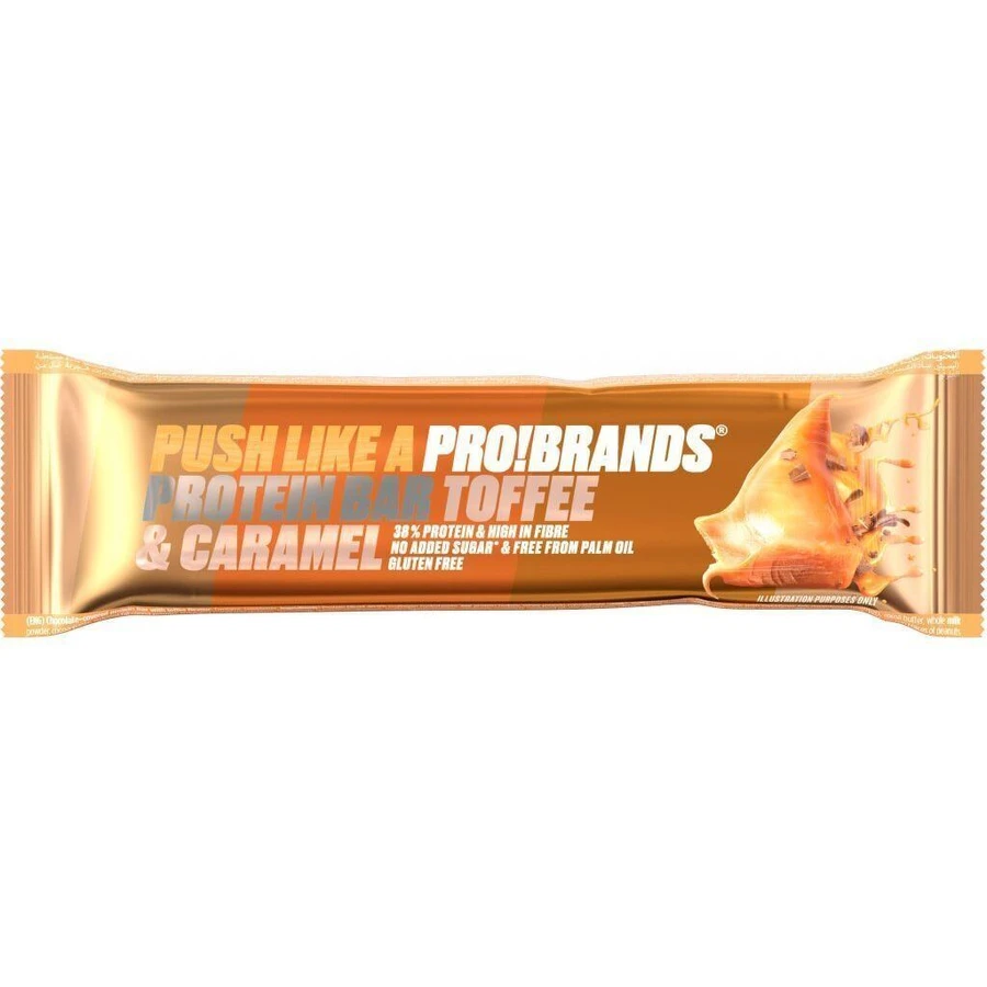 Протеїновий батончик ProteinPRO зі смаком іриски та карамелі 45 г: ціни та характеристики