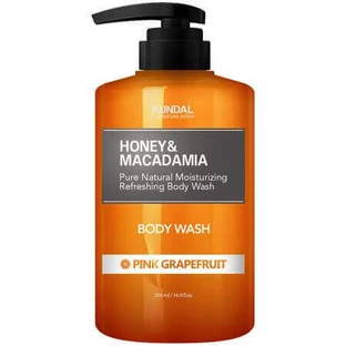 Kundal Honey & Macadamia Pure Гель для душа с розовым грейпфрутом, 500 мл, Kundal