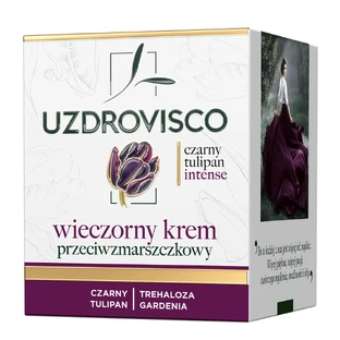 Крем для обличчя Uzdrovisco Evening Black Tulip інтенсивний, вечірній,  проти зморшок, 50 мл