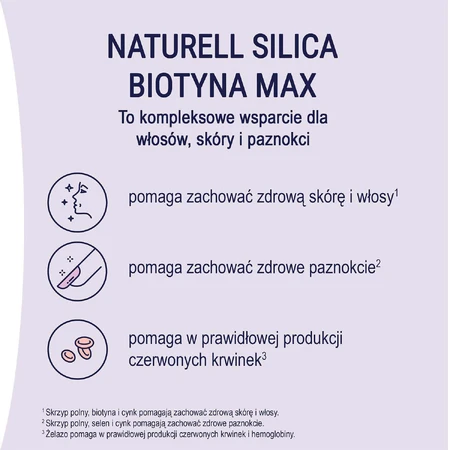Naturell Silica Biotin Max, 60 таблеток: ціни та характеристики