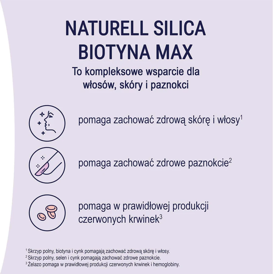 Naturell Silica Biotin Max, 60 таблеток: ціни та характеристики