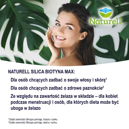 Naturell Silica Biotin Max, 60 таблеток: ціни та характеристики