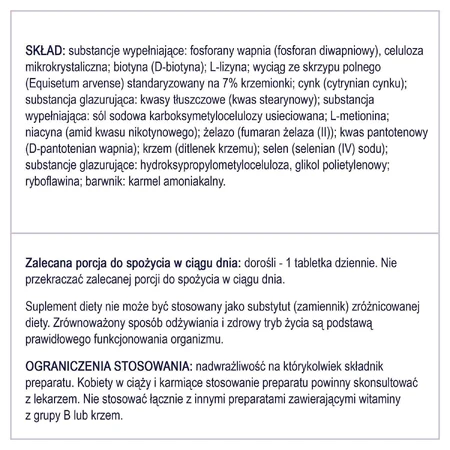 Naturell Silica Biotin Max, 60 таблеток: ціни та характеристики
