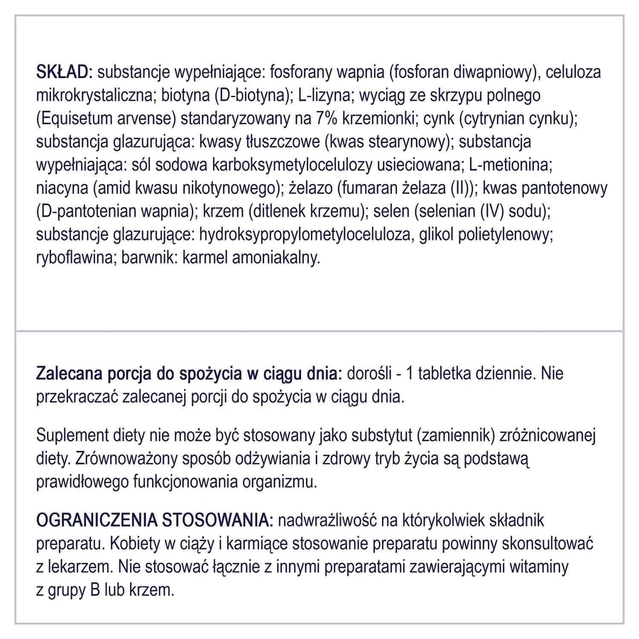 Naturell Silica Biotin Max, 60 таблеток: ціни та характеристики