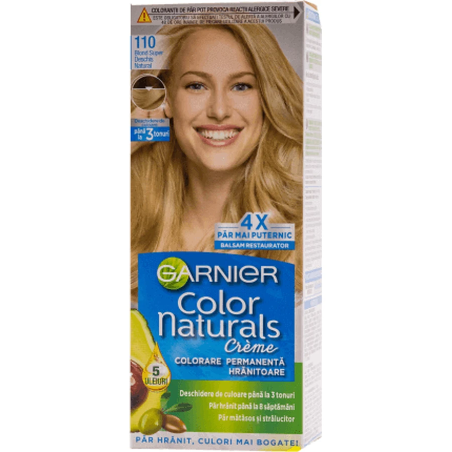 Фарба перманентна для волосся Colour Naturals Перманентний колір 110 блонд, 1 шт.: ціни та характеристики